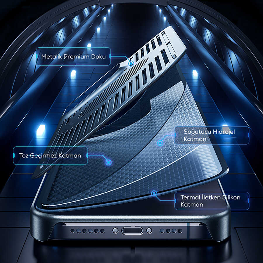 Benks Bizzard iPhone 13 Pro Max Kılıf Soğutucu Özellikli Oyuncu Telefon Kılıfı - 15 Benks Bizzard iPhone 13 Pro Max Kılıf Soğutucu Özellikli Oyuncu Telefon Kılıfı - 15